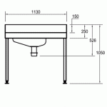 Combination bedpan & wash-up sluice sink | Ceramic sluice sink Afindcom