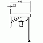 Combination bedpan & wash-up sluice sink | Ceramic sluice sink Afindcom