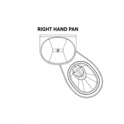 Right hand toilet basin combo prison supplier