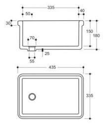 Laboratory sinks | Hospital sink | Polypropylene chemical resistant sinks